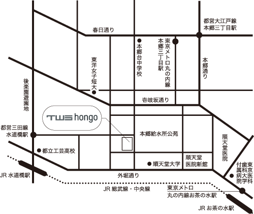 TWS本郷地図